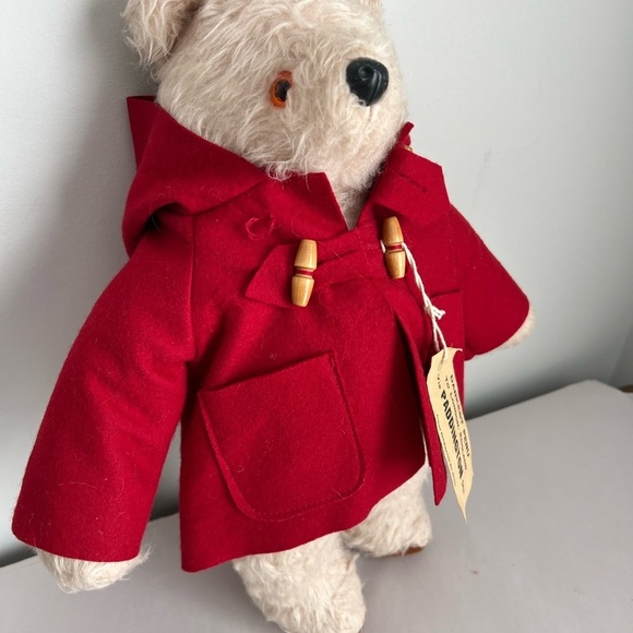 Gabrielle Paddington Bear Plush Toy with Red Coat 1972 - Picture 2 of 11